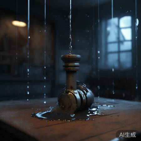 水管接头坏，暗示生活问题需检视
