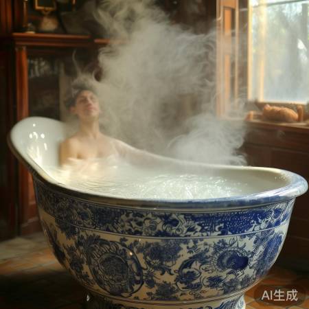 温暖陶瓷盆，放松身心佳