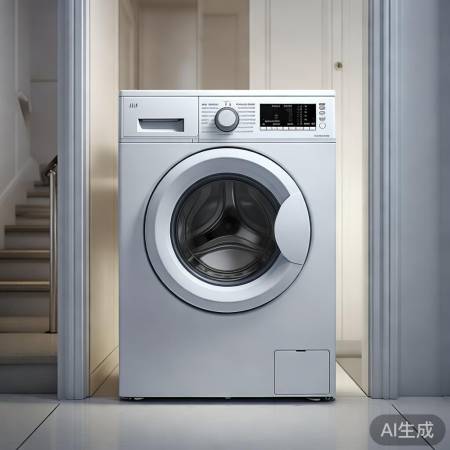 “洗衣机尺寸宜适中,通道通行无