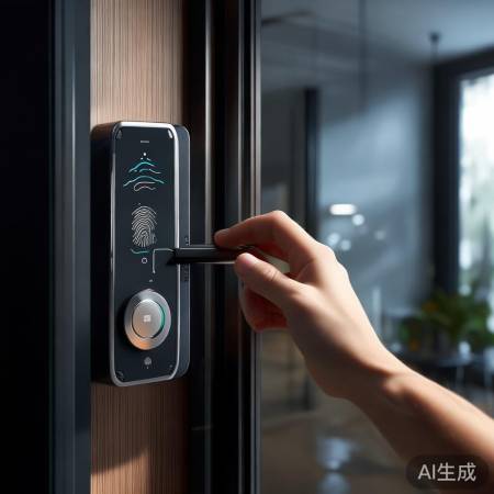 “新锁指纹设置，按提示录入指纹
