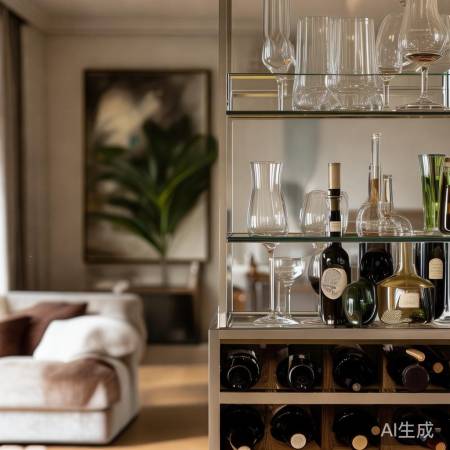 酒柜摆件，点睛家居，彰显品味。