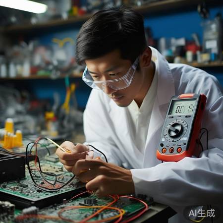 万用表检查接线，谨防烧坏设备。