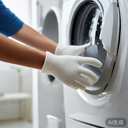 安装洗衣时，手净洗衣保洁。