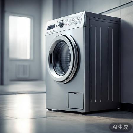 洗衣机稳立平地，安全无忧。