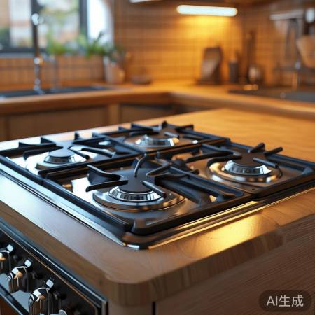 燃气灶高60cm,烹饪视线佳