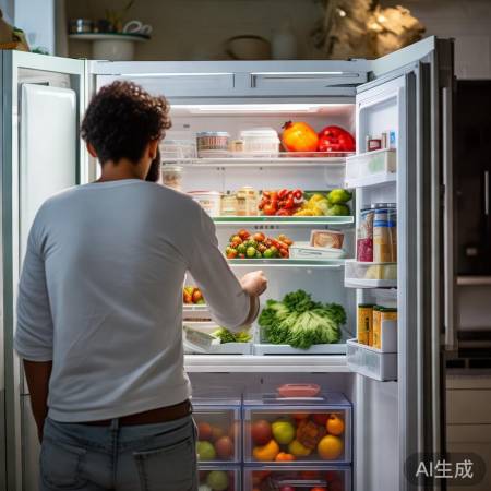 “冰箱清洁,防食物被偷”