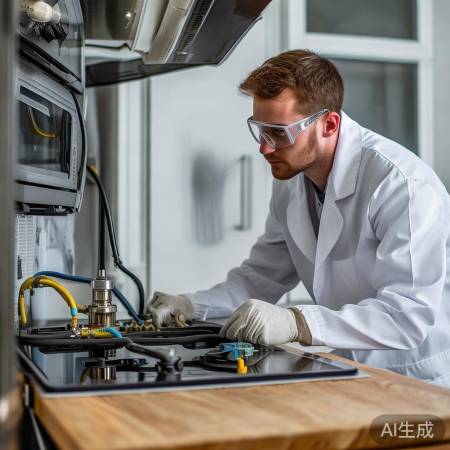 安装集成灶,先关阀门,按序组装