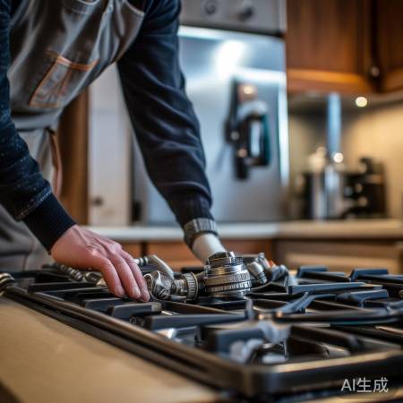 安装接头后,检查无漏气,安全点