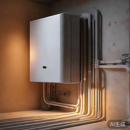 壁挂炉管道宜短,热损少。