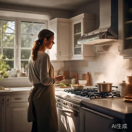 厨房通风,油烟勿浓