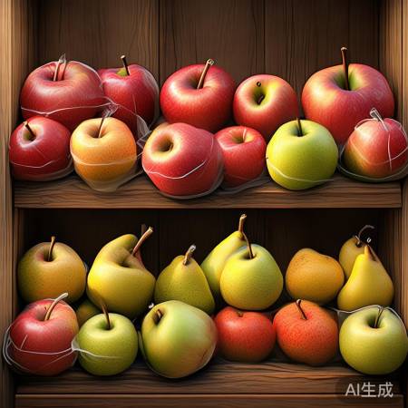 “苹果梨宜架储透气袋”