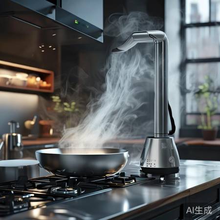 先科油烟机,吸力强劲,厨房清爽