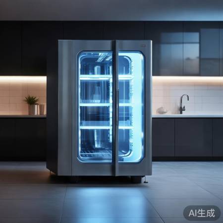 创新消毒柜,前排气+紫外线,家