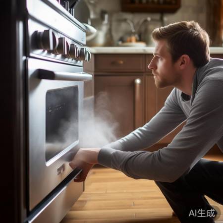 燃气灶进风口检查清理