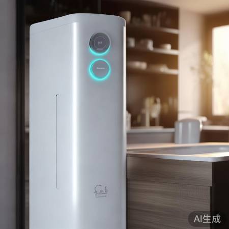 云米热水器:一键亮面,智控便捷