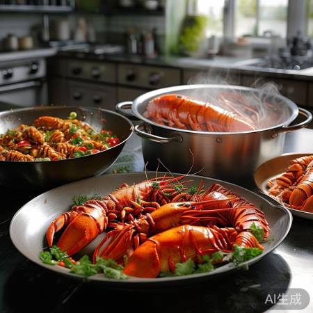 “龙虾多样烹饪,美味尽在掌握”