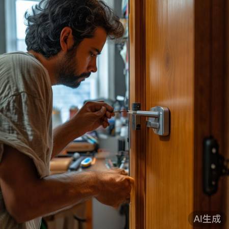 指纹锁安装简单易懂