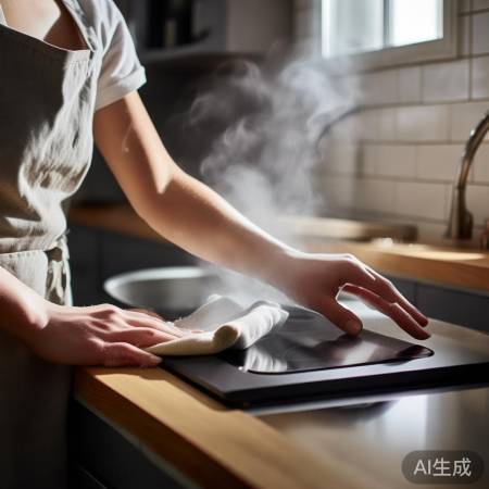 清洁集成灶，先断电降温，再轻擦