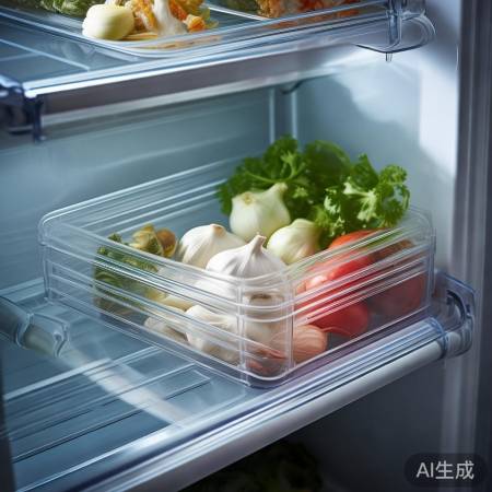 冷藏室上层巧保鲜盒,除味神器。