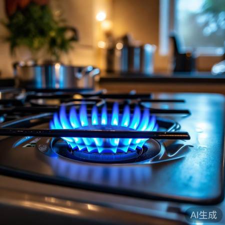 燃气灶热效率高,烹饪快节能佳。