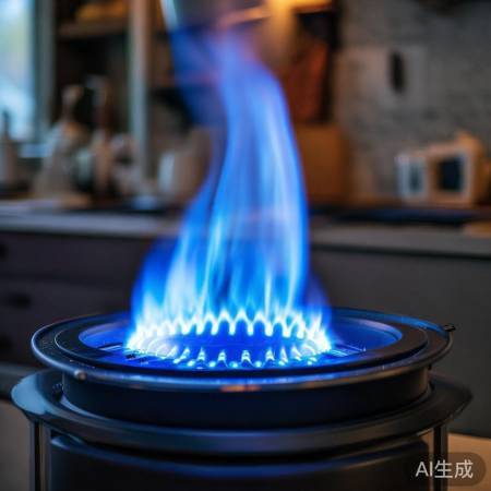 燃气灶火苗颜色反映燃烧效率