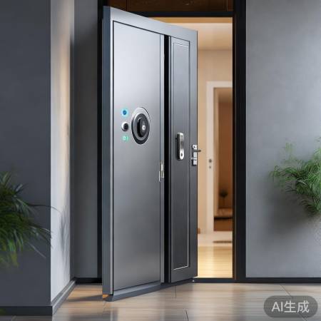 智能家居防盗门：刷脸开门，科技