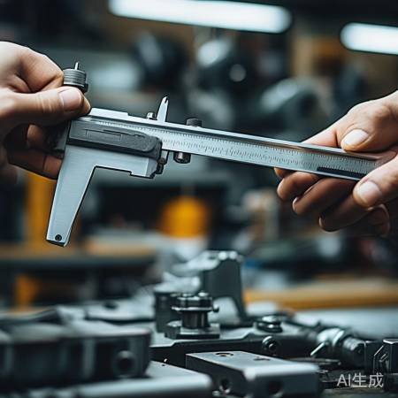 游标卡尺准备就绪