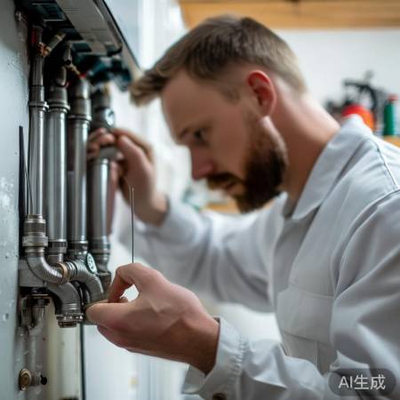 检查壁挂炉补水阀管,疏通杂质。