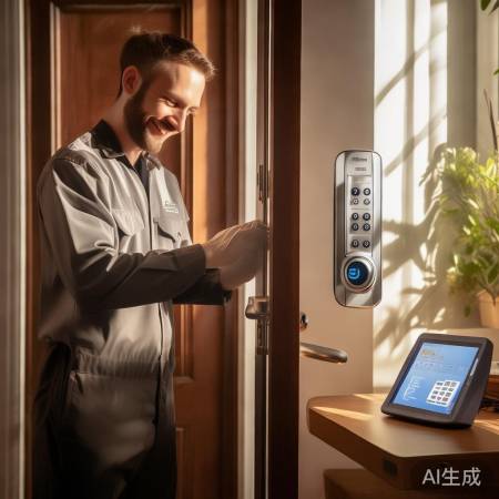 莹石锁售后，全国安装，7*24