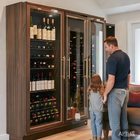选定制红酒柜,风格尺寸问专家。