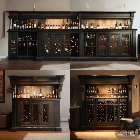 红酒吧台选尺寸,空间搭配显格调