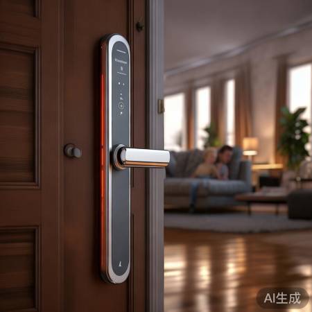 智能锁防撬报警,家中安全无忧。
