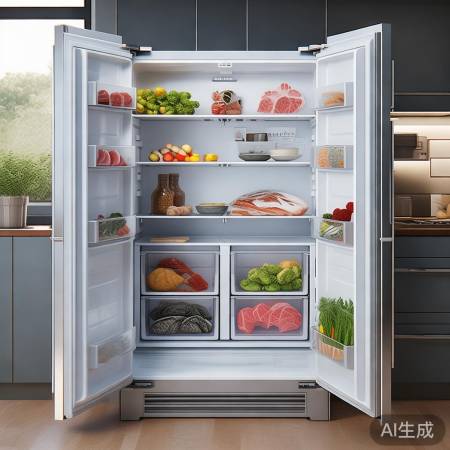 海尔大冰箱，容量超大，储鲜无忧