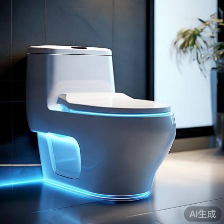智能马桶，自洁除臭，卫生清新。