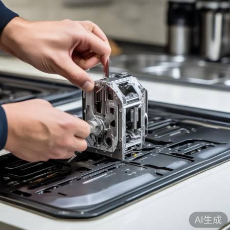 燃气灶组装,部件清洁,顺序组装