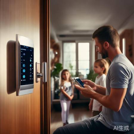 “智能锁保养,应急钥匙备用”