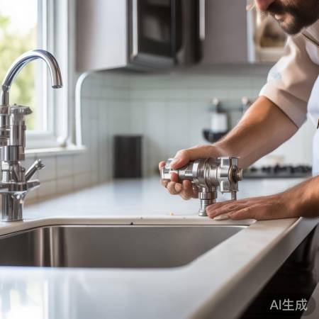 安装前先断水，避免水流扰安装。