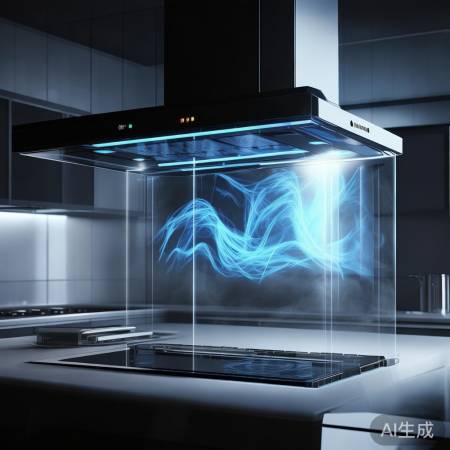 长岭油烟机902自洁除菌，厨房