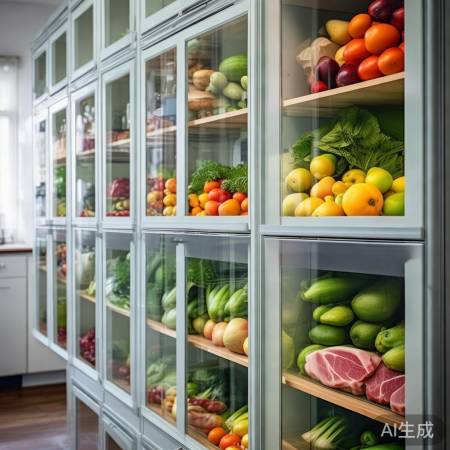 分类收纳,食材一目了然