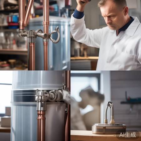 连接管道电源，密封防漏。