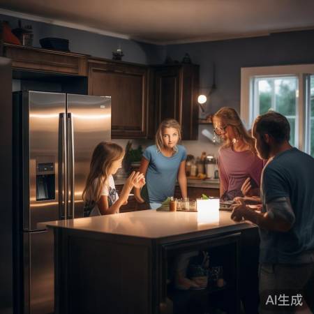 冰箱灯坏,生活不便多。