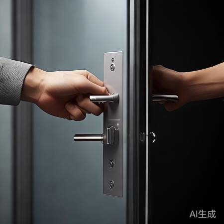 开锁后检查，确保锁舌位置正确