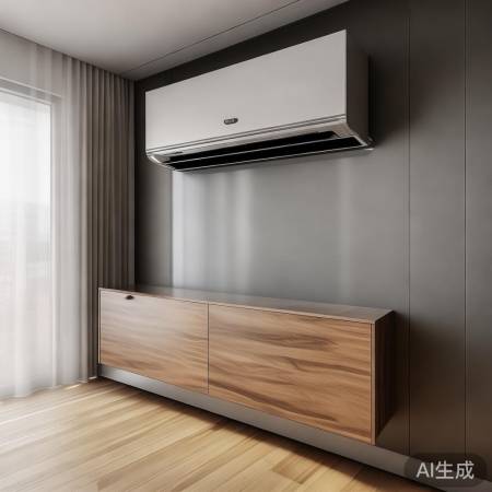 空调柜子一体,节省空间显宽敞。