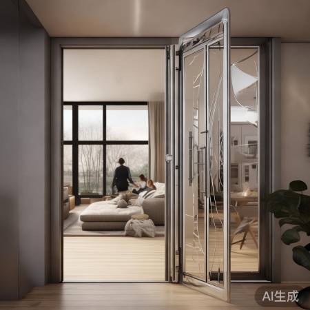 爱迪生透气防盗门,夏日凉风冬日