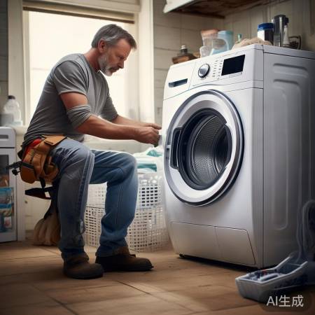 洗衣机后盖螺丝松动，轻松更换指