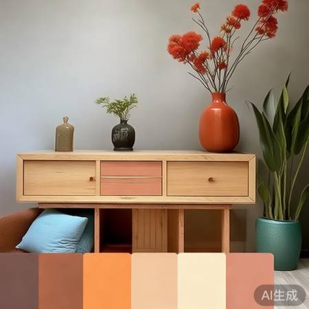 色彩搭配,和谐共融。