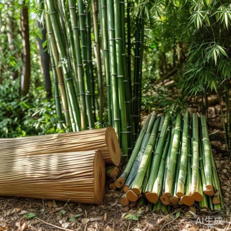 绿木素材,自然环保,原木竹藤,