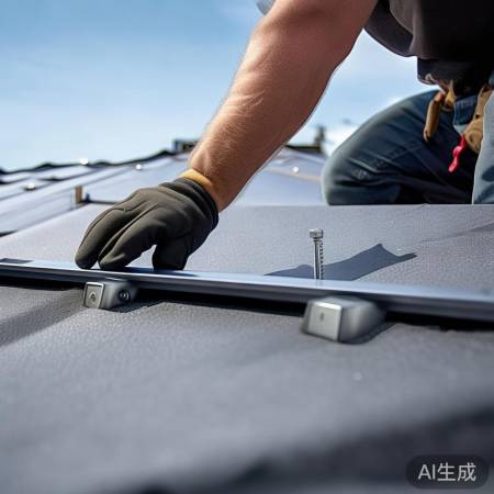 屋顶加固,支架稳固,防雨渗透。