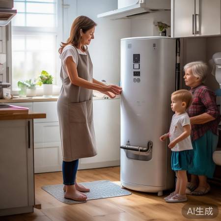 安全使用热水器,注意防滑与定期