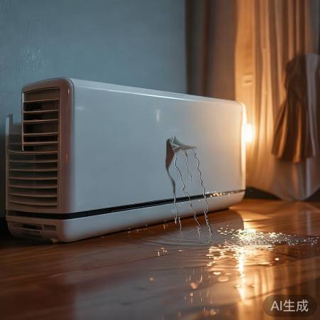 空调漏水?排水管堵或安装错,联
